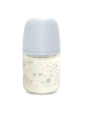 SUAVINEX BIBERON VIDRIO DE FLUJO LENTO (S) CON TETINA FISIOLOGICA SX PRO + 0 M, 120 ML