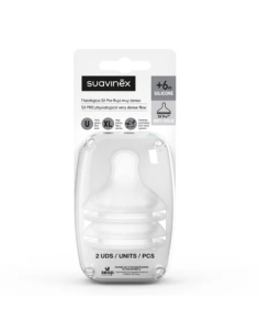 SUAVINEX TETINA FISIOLÓGICA SX PRO DE SILICONA FLUJO MUY...