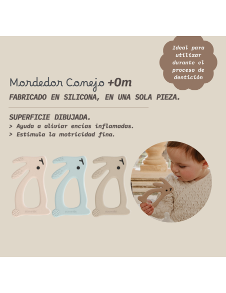 SUAVINEX MORDEDOR CONEJITO +0 M, 1 UD.