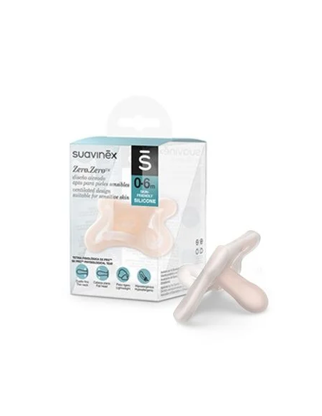 SUAVINEX CHUPETE ZERØ.ZERØ TETINA FISIOLÓGICA SX PRO, 0-6 M 1 UD.