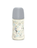 SUAVINEX BIBERON PREMIUM POLIAMIDA DE FLUJO MEDIO (M) CON TETINA FISIOLOGICA SX PRO + 3 M, 270 ML