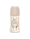SUAVINEX BIBERON PREMIUM POLIAMIDA DE FLUJO MEDIO (M) CON TETINA FISIOLOGICA SX PRO + 3 M, 270 ML