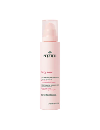 NUXE VERY ROSE LECHE DESMAQUILLANTE RICA, 200 ML