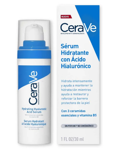 CERAVE SERUM HIDRATANTE CON ACIDO HIALURONICO, 30 ML