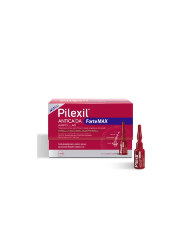 PILEXIL FORTEMAX AMPOLLAS ANTICAIDAS, 20 AMPOLLAS DE 5 ML