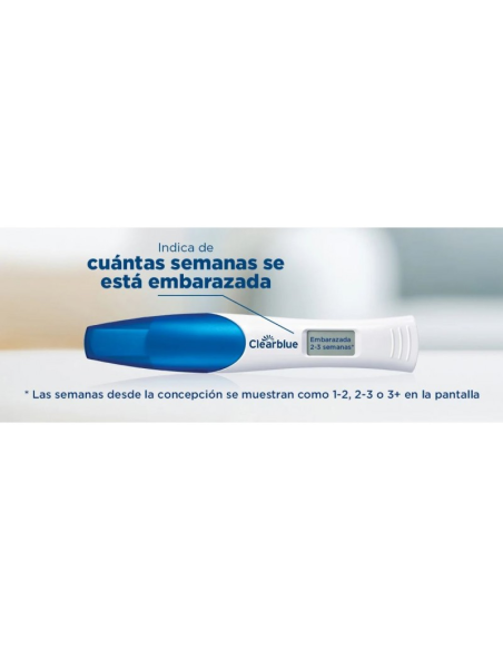 CLEARBLUE PACK TEST DE EMBARAZO ULTRATEMPRANA + TEST DE EMBARAZO CON INDICADOR DE SEMANAS