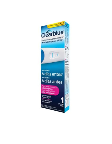 CLEARBLUE PRUEBA DE EMBARAZO ULTRATEMPRANA, 1 PRUEBA