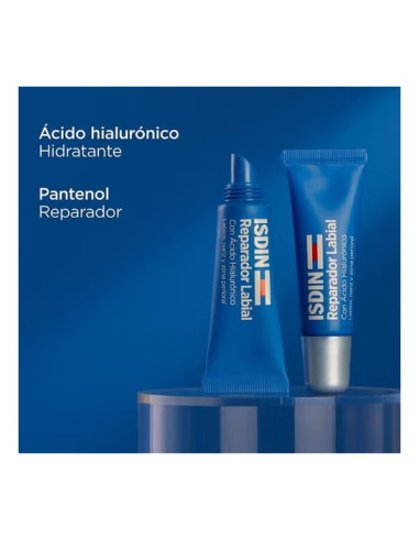 Fluido Labial Reparador ISDIN con Ácido Hialurónico 10ml