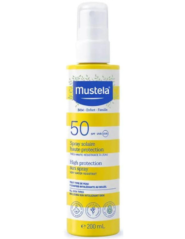 Spray Solar SPF50 Alta Protección Mustela para...