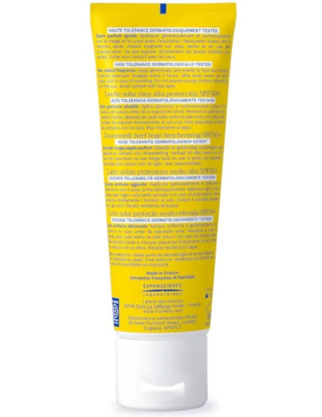 Leche Solar SPF50+ Muy Alta Protección para Cara Mustela 40 ml