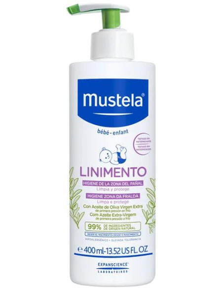 Linimento de Higiene para la Zona del Pañal Mustela 400 ml
