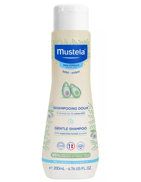 Champú Suave Mustela con Aguacate Bio 200 ml