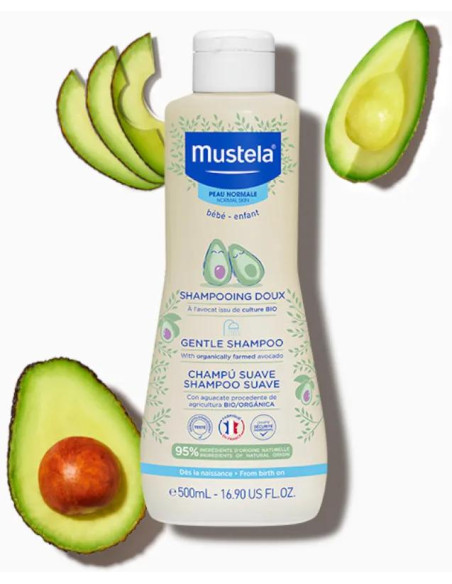 Champú Suave Mustela con Aguacate Bio 200 ml