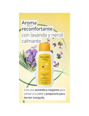 Baño Buenas Noches Weleda Baby 200 ml