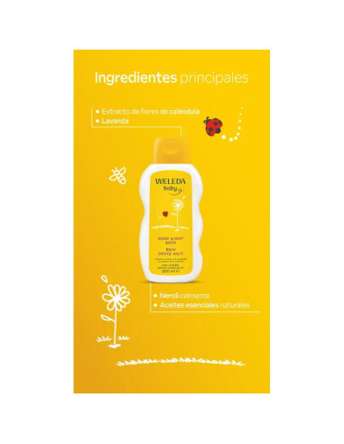 Baño Buenas Noches Weleda Baby 200 ml