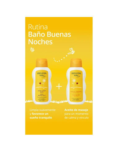 Baño Buenas Noches Weleda Baby 200 ml