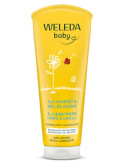 Champú y Gel de Ducha de Caléndula Weleda Baby 200 ml