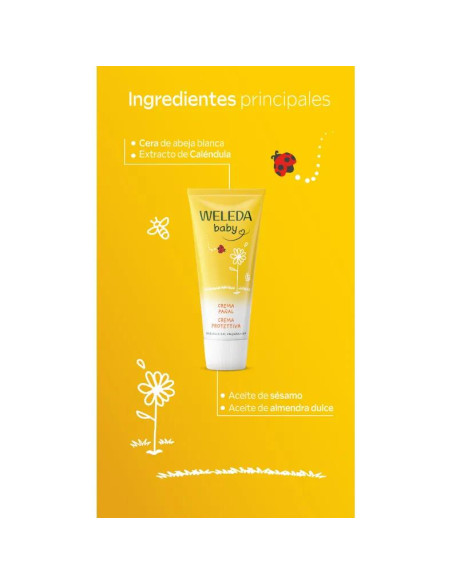 Crema de Pañal Caléndula para Bebé Weleda 75 ml