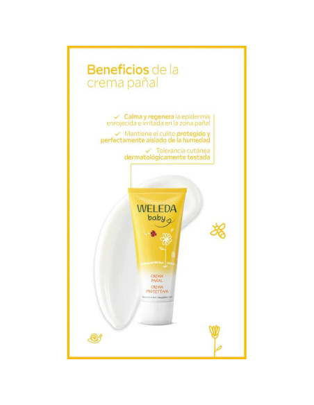 Crema de Pañal Caléndula para Bebé Weleda 75 ml