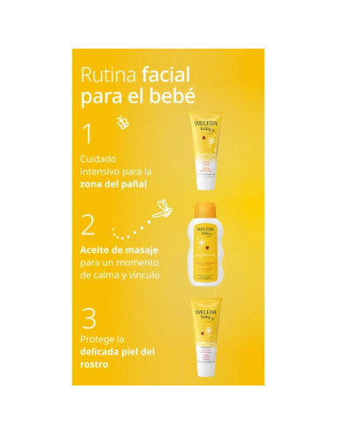 Crema de Pañal Caléndula para Bebé Weleda 75 ml