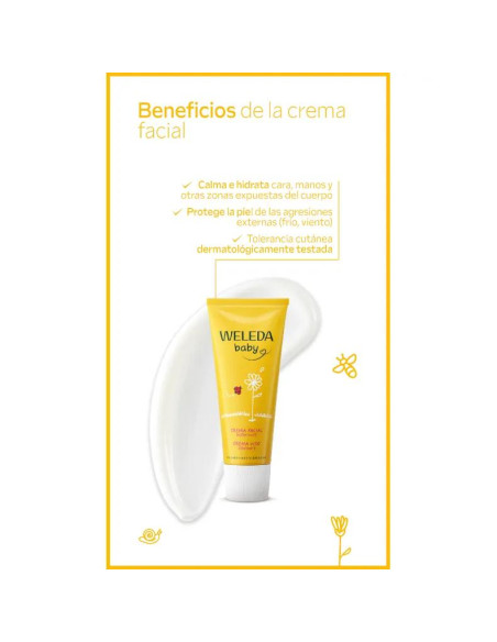 Crema Facial Caléndula Weleda Baby 50 ml