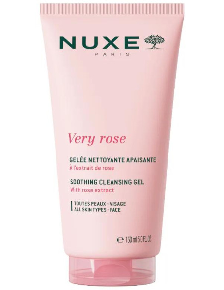 Gel Calmante Limpiador Very Rose Nuxe 150 ml