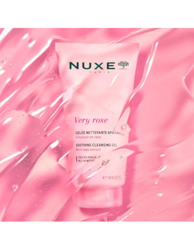 Gel Calmante Limpiador Very Rose Nuxe 150 ml