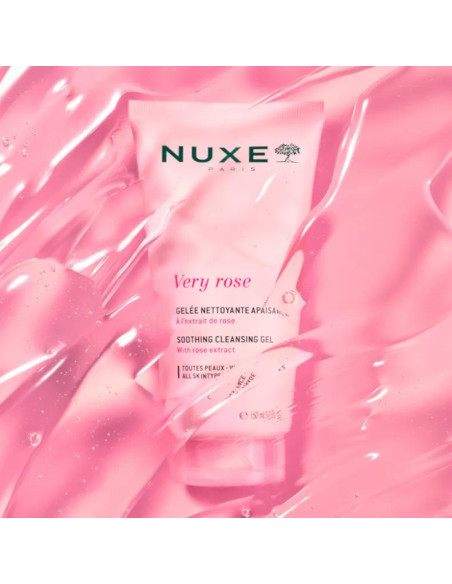 Gel Calmante Limpiador Very Rose Nuxe 150 ml