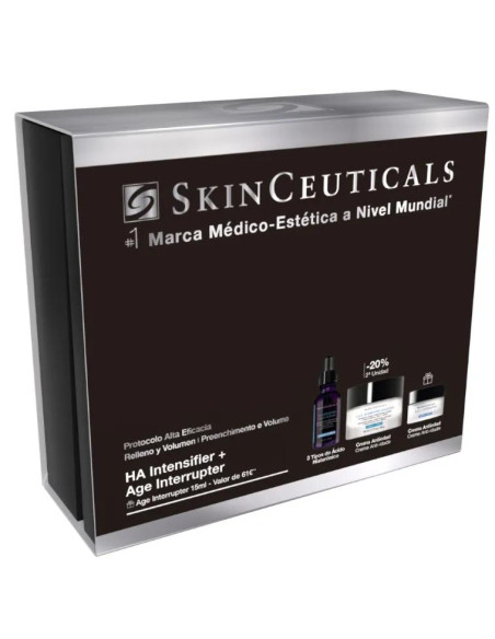 Protocolo de Relleno y Volumen Intensificador de HA + AGE Interrupter Avanzado de SkinCeuticals