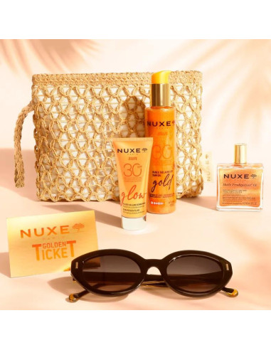 Nuxe Sun Aceite Solar Gold 150 ml SPF30 + Fluido Solar Glow 40 ml SPF30 + Huile Prodigieuse Or 50 ml