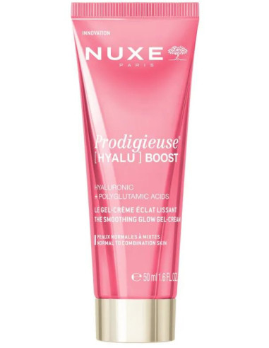 NUXE PRODIGIEUSE GEL-CREMA ILUMINADORA ALISADORA HYALU BOOST, 50 ml