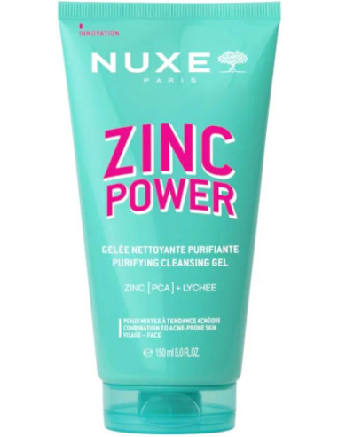 Gel Limpiador de Zinc Nuxe 150 ml Power