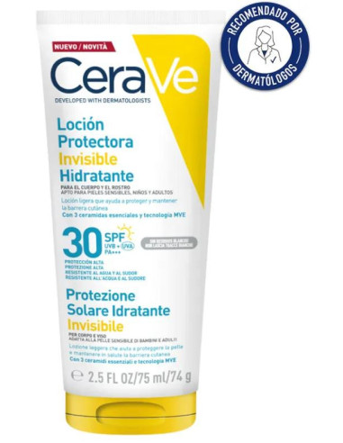 Loción Hidratante Invisible Protectora SPF30...