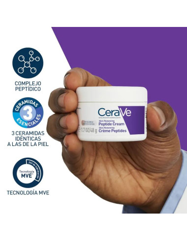 Crema con Péptidos CeraVe Skin Renewing 48 ml
