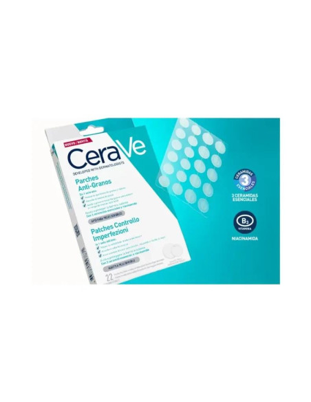 Parches Anti-Granos Cerave 22 uds