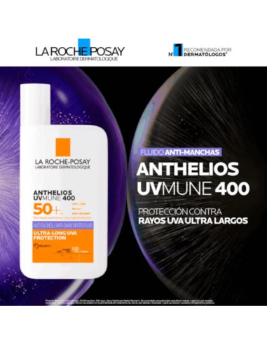 Fluido Antimanchas SPF50+ 50 ml Anthelios UV-MUNE de La Roche Posay