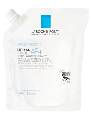 Recarga 400 ml Lipikar Syndet AP+ de La Roche Posay