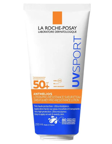 Loción SPF50+ Anthelios UV Sport 200 ml de La...