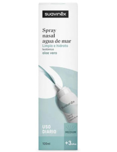Spray Nasal Isotónico Suavinex con Aloe Vera - 120 ml +3 Años