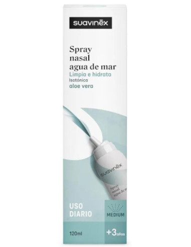 Spray Nasal Isotónico Suavinex con Aloe Vera - 120 ml +3 Años