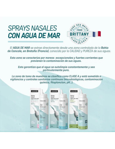 Spray Nasal Isotónico Suavinex con Aloe Vera - 120 ml +3 Años