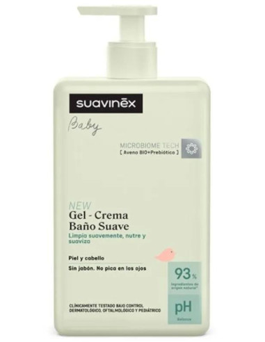 Gel Crema Suave de Baño 750 ml Suavinex