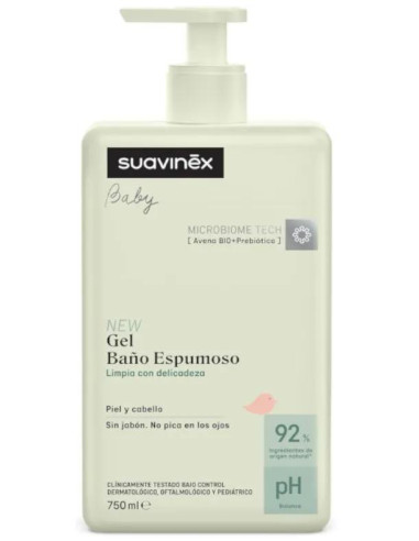 Gel Espumoso de Baño Suavinex 750 ml