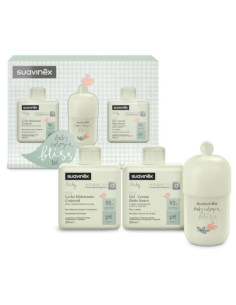 Colonia Suavinex Baby Bliss 100 ml + Gel Crema Suave para Baño 300 ml + Leche Corporal Hidratante 300 ml