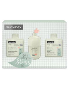 Colonia Suavinex Baby Bliss 100 ml + Gel Crema Suave para Baño 300 ml + Leche Corporal Hidratante 300 ml