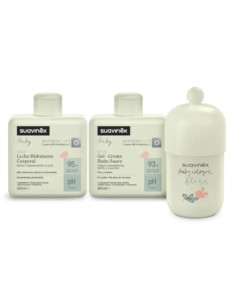 Colonia Suavinex Baby Bliss 100 ml + Gel Crema Suave para Baño 300 ml + Leche Corporal Hidratante 300 ml
