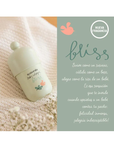 Colonia Suavinex Baby Bliss 100 ml + Gel Crema Suave para Baño 300 ml + Leche Corporal Hidratante 300 ml