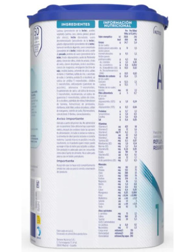 Leche de Fórmula Anti-regurgitación Almirón Advance AR 1 800 gr