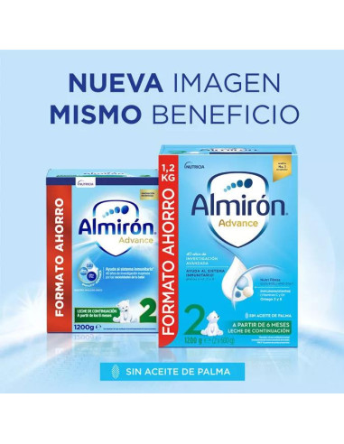 Leche de Continuación Almirón Advance 2 1,2 kg