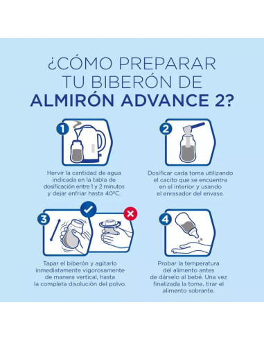 Leche de Continuación Almirón Advance 2 1,2 kg